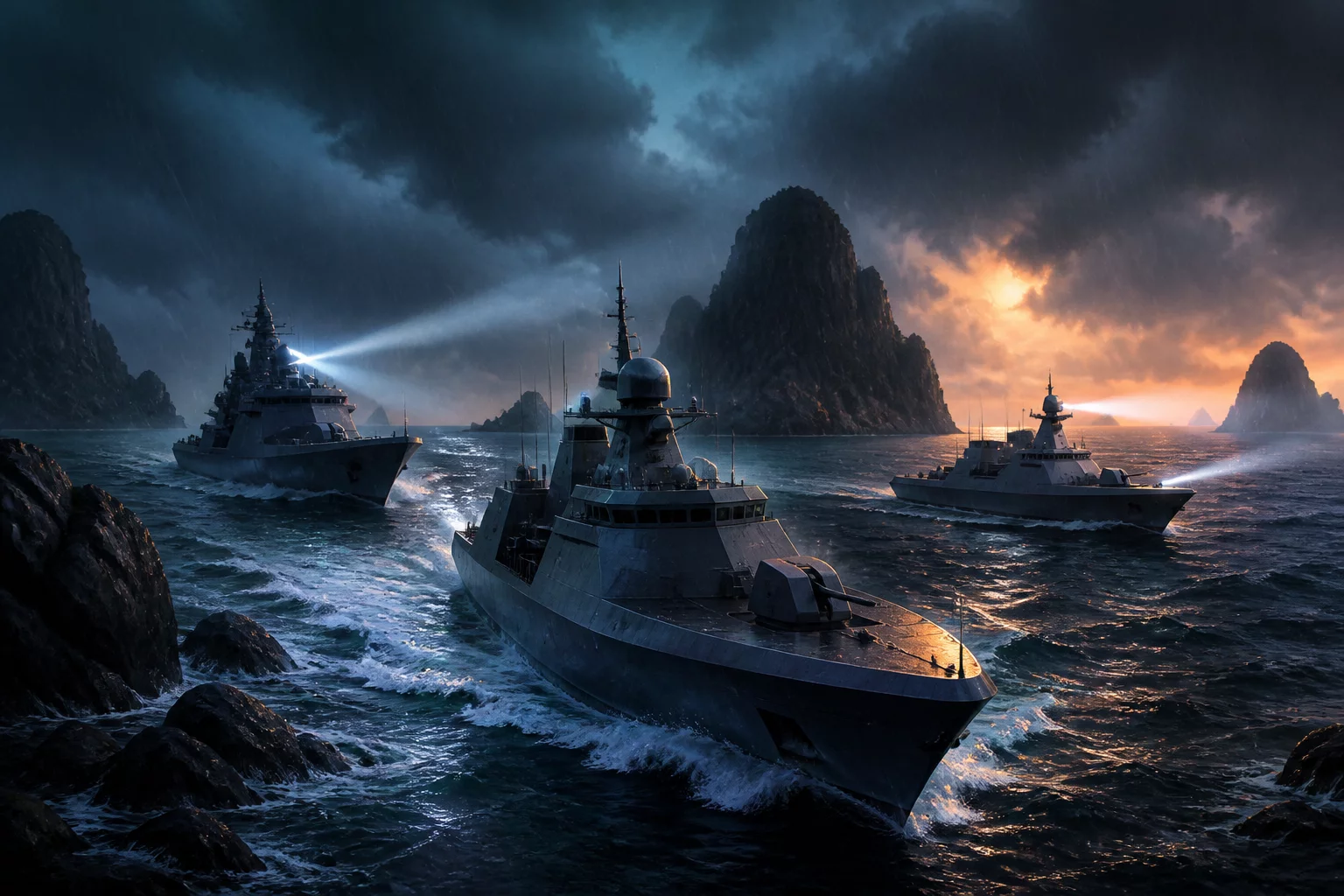 World of Warships editorial artwork